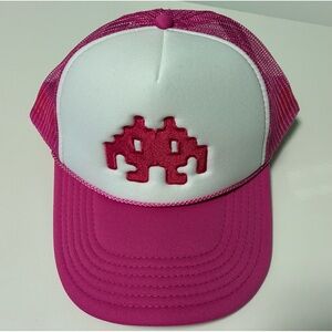 Fred Segal Pink and White Trucker Hat